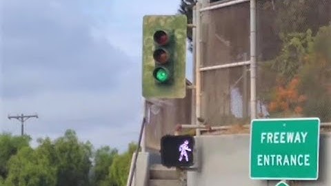 Econolite Traffic Light & LED McCain Pedestrian Light (Ocean View Blvd & CA-15 North)