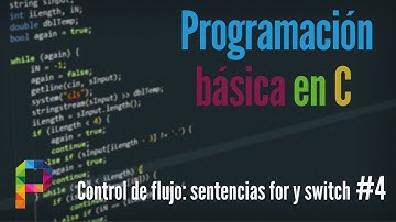 Programación básica en C | Control de flujo: for y switch #4