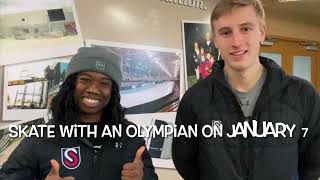 Free Skate with an Olympian on Saturday, January 7 at The Pettit