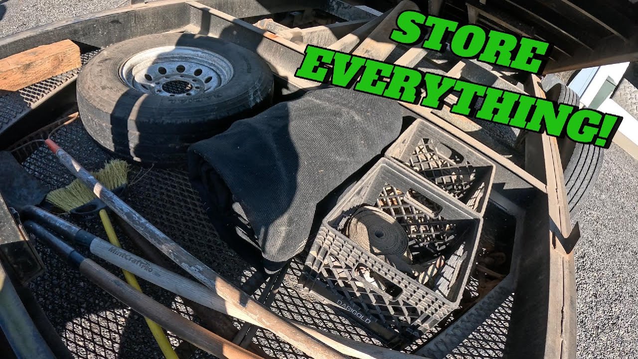 Custom Storage For Your Dump Trailer