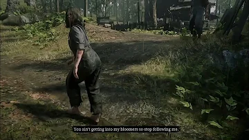 John Marston Meets The BIG Ass Lady Of Butcher Creek - Red Dead Redemption 2