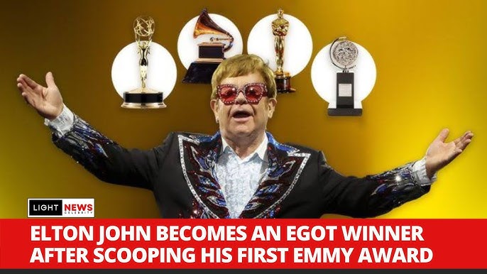 At Last Elton John Attains Coveted Egot Status At Emmys Becoming The 19th To Reach This Milestone