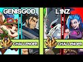 2XKO ▰ GENISGOD (Yasuo-Teemo) vs L1NZ (Warwick-Jinx) ▰ 2XKO Pro Replays