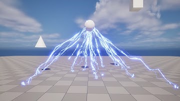 UE5 Niagara Lightning Attach Mesh - Tutorial