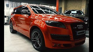Тюнинг Audi RS Q7 - обвес JE DESIGN, перекраска, перешив салона, шумоизоляция, защита пленкой - Киев