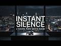 INSTANT SILENCE | 4 Hours Pure White Noise to Block All Distractions