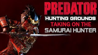 TAKING ON THE SAMURAI HUNTER - PREDATOR: HUNTING GROUNDS (PS4)