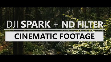 DJI Spark Cinematic Forest Video + ND Filter