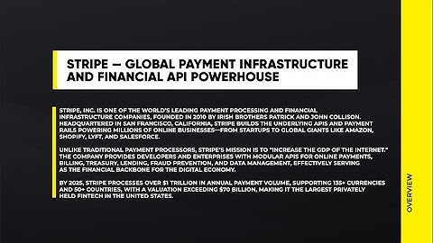 Stripe — Global Payment Infrastructure and Financial API Powerhouse | TOP-50 USA Payment Systems