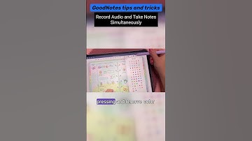 GoodNotes audio recording tips and tricks #goodnotestutorial #digitalplanning #ipadplanning