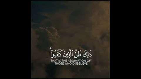 وَمَا خَلَقْنَا السَّمَاءَ وَالْأَرْضَ وَمَا بَيْنَهُمَا بَاطِلًا || القارئ اسلام صبحي
