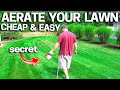 Aerate Your LAWN with  Liquid Aeration? No machine