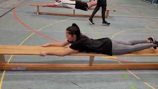 Training Mit Abstand - Teil 89 - Aufwärmen Und Kräftigung Mit Bänken - Teil I