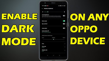 How to enable dark mode on any Oppo Device | Dark mode in Oppo