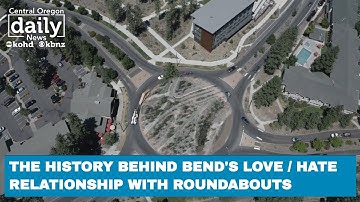 Why does Bend choose roundabouts?