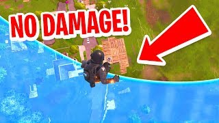 How To SURVIVE FALLING From MAX HEIGHT in Fortnite