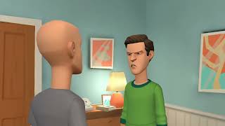 Classic Caillou Crashes Out Over Plotagon Again Grounded For Infinity Years