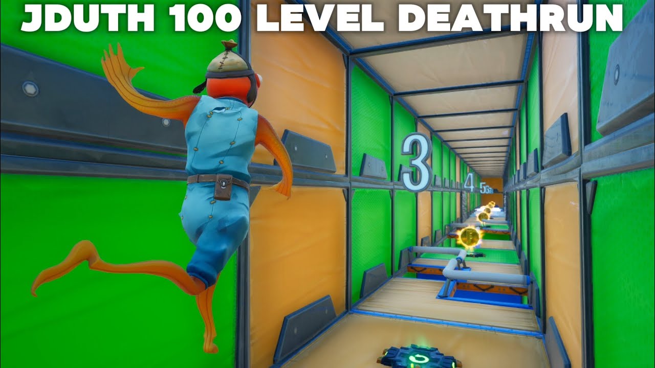 Playing the 100 Default deathrun by Jduth 🏃‍♂️💀
