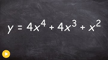How to find the zeros and multiplicity by factoring 3 terms MP4
