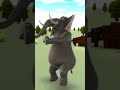 elephant fly project toca toca tune🐘🐘 #tocatoca #shortvideo #shorts #funny #animals #funnyanimals