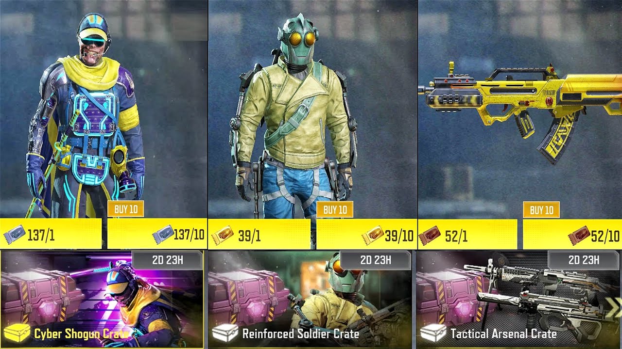 Free Crates Opening Call of Duty Mobile YouTube
