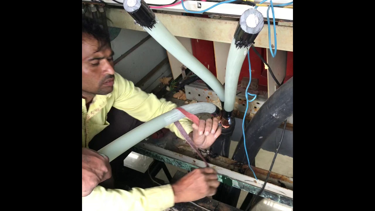 Electrical Cable termination 6.6KV 3 Core Cable joint in panel