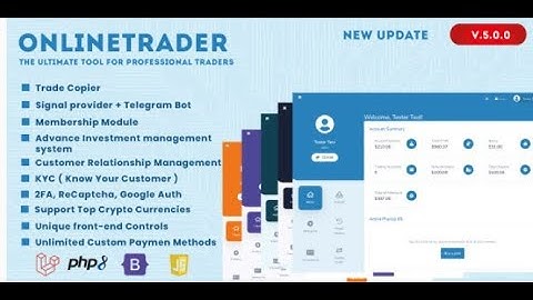 Complete OnlineTrader update version online-forex-and-cryptocurrency-investment-system