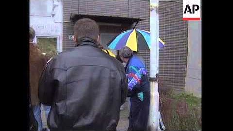 GERMANY: FRANKFURT: BRITISH POLICE INTERVIEW NICK LEESON