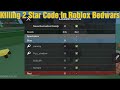 Killing 2 star code in roblox bedwars with arceus x