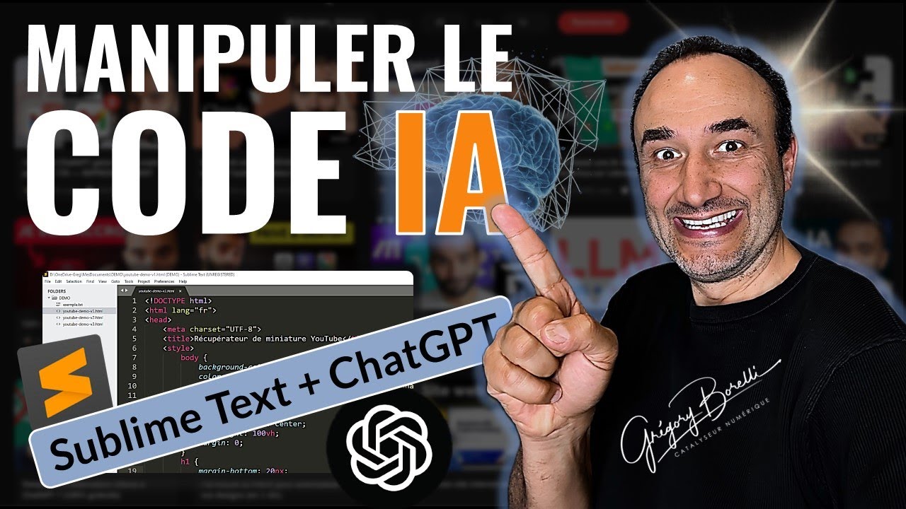 Boîte à outils ChatGPT : Manipuler du code IA sans coder (Sublime Text facile)
