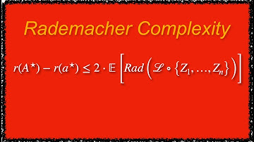 Rademacher Complexity