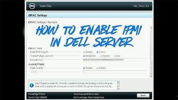 How to Enable IPMI in DELL System Setting