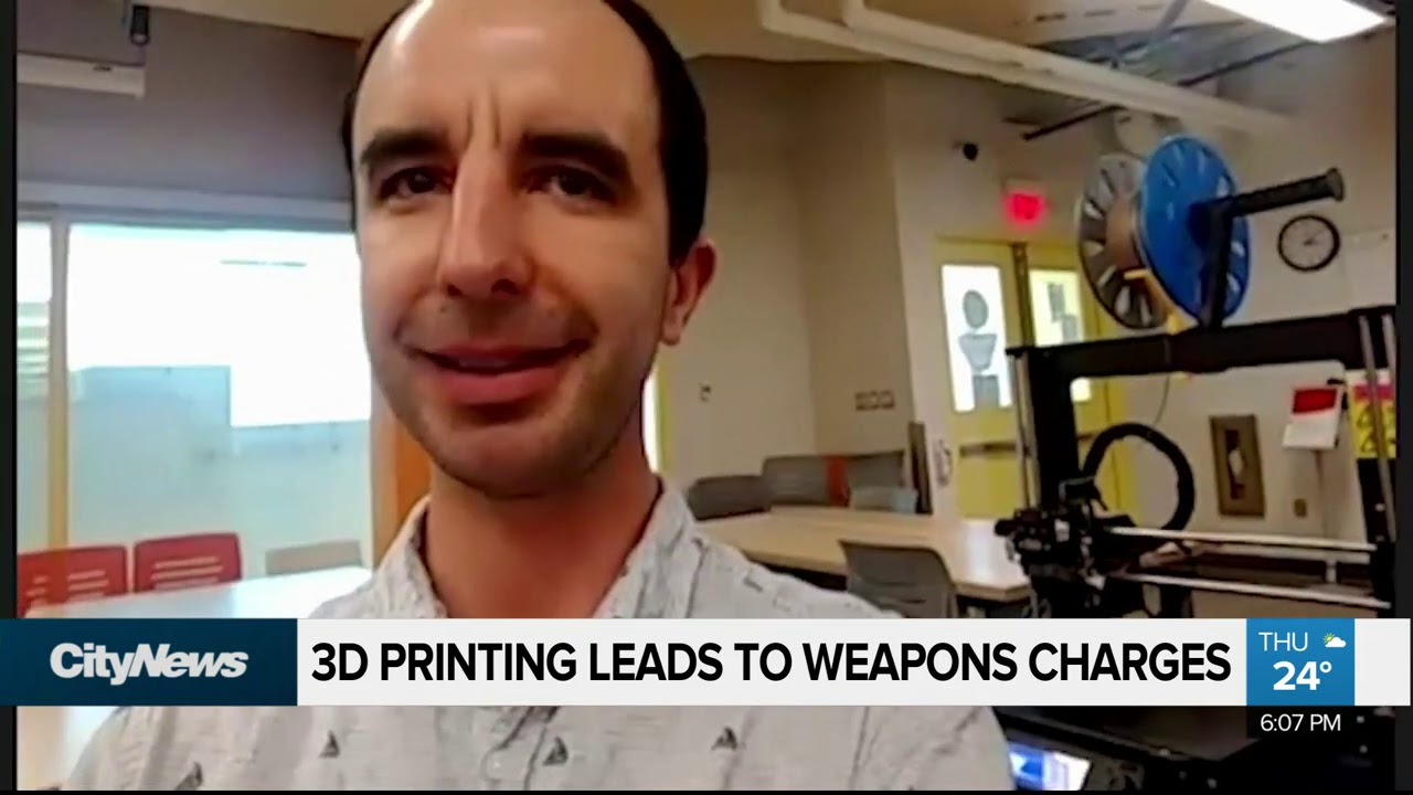3D printer guns allegedly found by police - YouTube