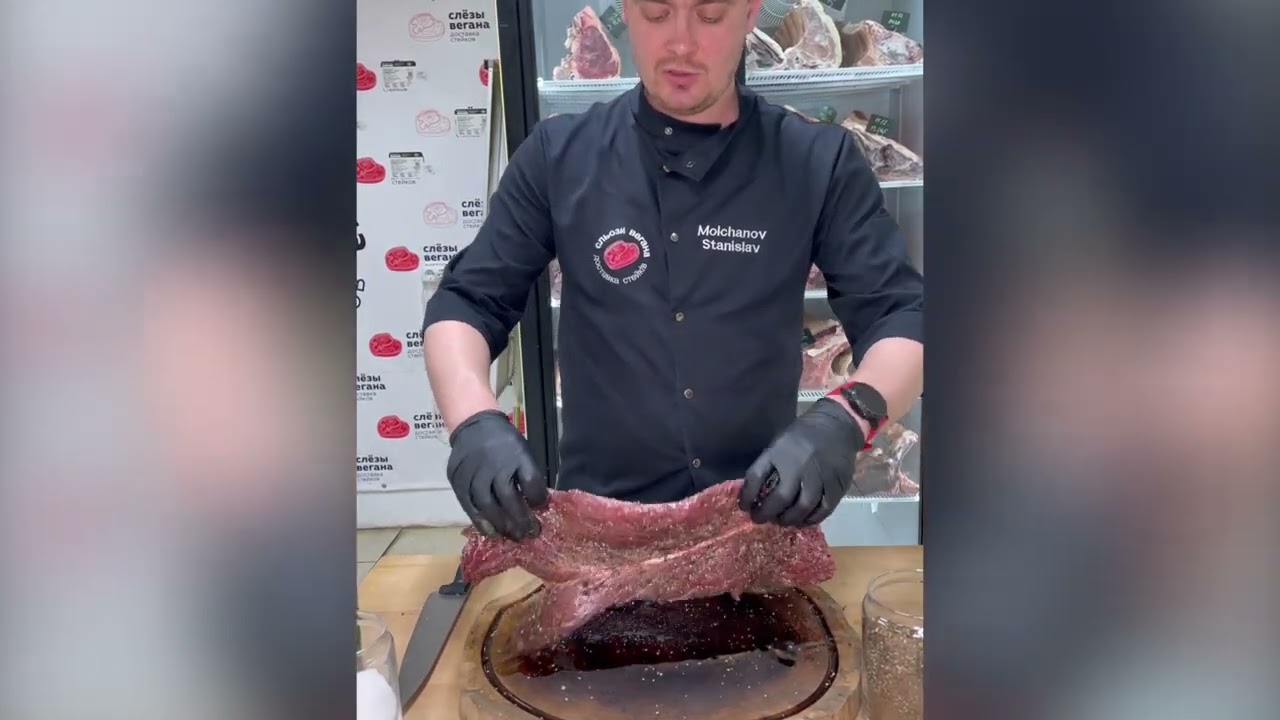 Рецепт приготування стейка м’ясника у винному соусі від Сльози Вегана