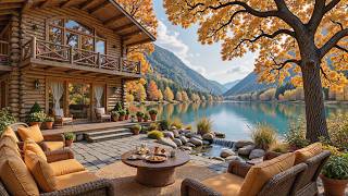Gentle Piano with Autumn Ambience 🍂Tranquil Lakeside Garden & Soft Piano for Good Mood screenshot 5