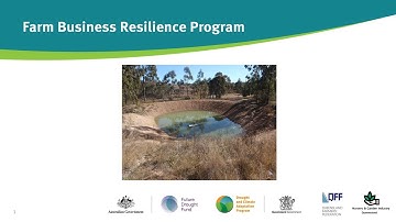 Farm Business Resilience Program 2024 update
