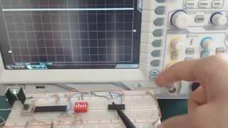Sine wave using PIC microcontroller