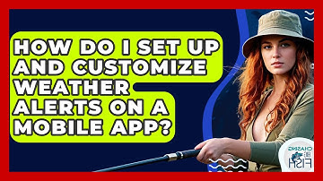 How Do I Set Up And Customize Weather Alerts On A Mobile App? - Chasing Big Fish
