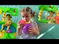 LEARN COLORS with ZLATA in the SWIMMINGPOOL FUNNY video ВИДЕО ДЛЯ ДЕТЕЙ