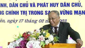 GS.TS Hoàng Chí Bảo Giảng về Học tập và làm theo tư tưởng, đạo đức, phong cách HCM chuyên đề 2023