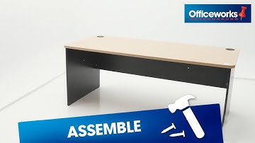 Toro Straight Desk Assembly Instructions