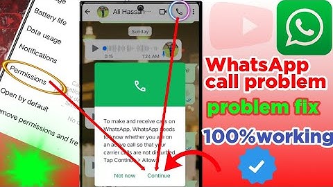 WhatsApp Permission ON Kaise Karein 😱 | Camera Mic Storage Problem 100% Solve|  call nhi ho rahi 