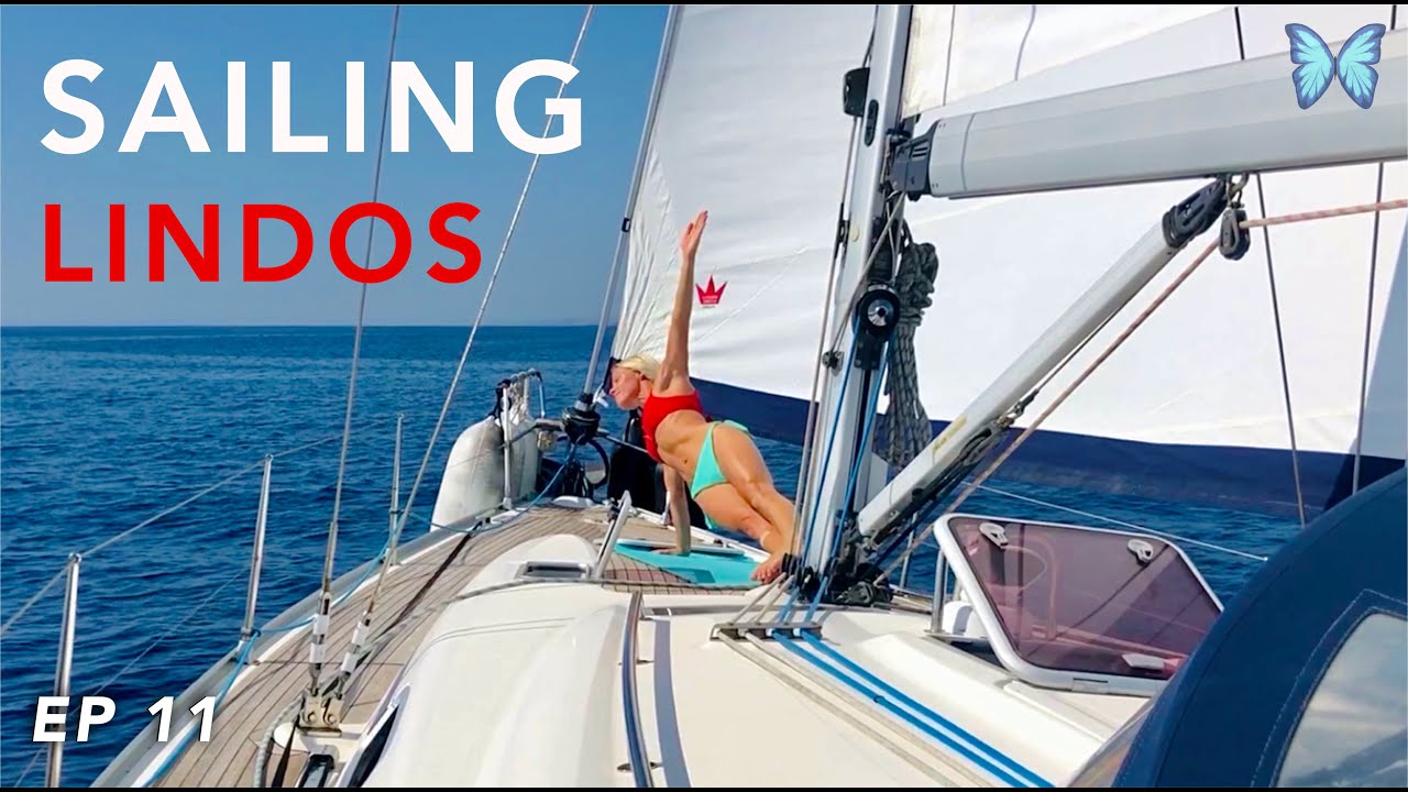 DOES A SAIL GET ANY BETTER?! Lindos Island To Rhodes, Greece • EP 11