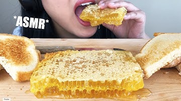 ** ASMR RAW HONEYCOMB ** (Extremely Sticky + Satisfying Eating Sounds) | No Talking | ASMR Phan
