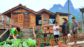 KONG & NHAT families happily gather together. Cook a warm meal in the cold winter