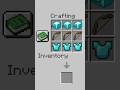Crafting the DIAMOND BOW in Minecraft! 💎🏹#minecraft
