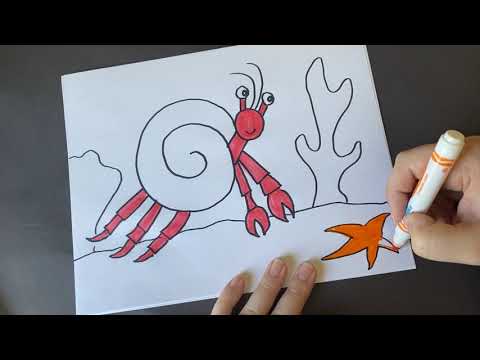Wie man ein Einsiedlerkrebs Draw