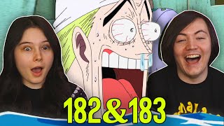 LUFFY VS ENERU!!!👒 One Piece Ep 182 & 183 REACTION & REVIEW