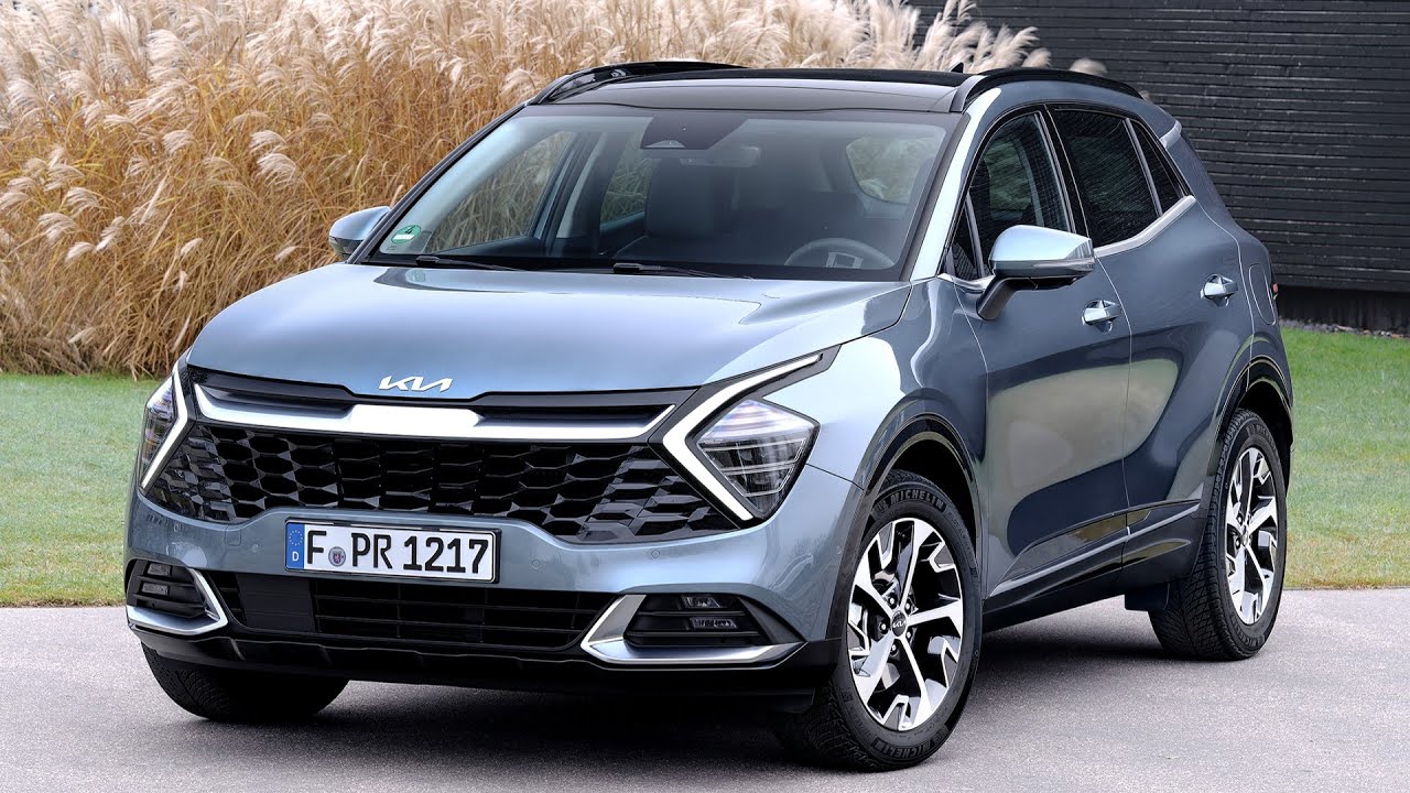 AllNew 2022 KIA Sportage HYBRID Yuka Steel Grey Full Reveal