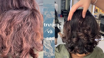 cách uốn tóc đã từng cháy / 0772313943